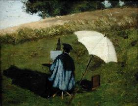 Desire Dubois Painting in the Open Air c.1852