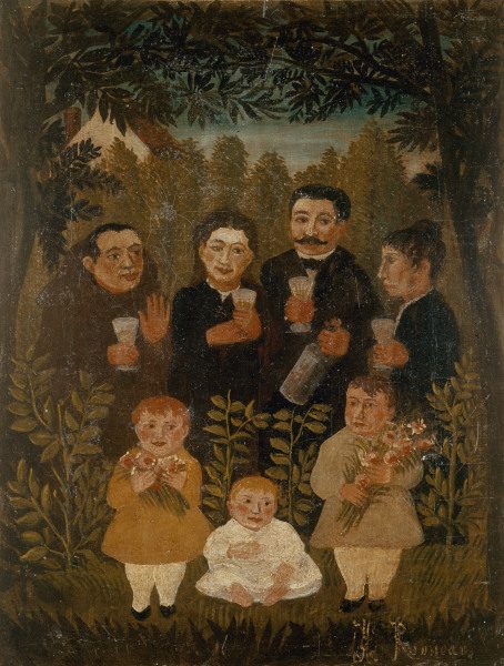 H. Rousseau/ United Family / 1896 von Henri Julien Félix Rousseau