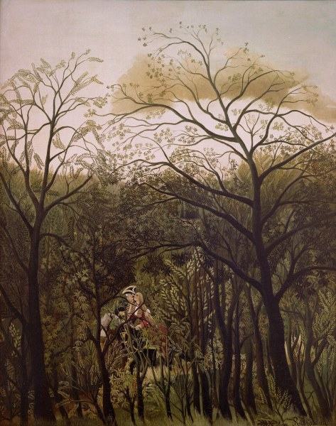 H.Rousseau, Rendezvous in the Forest von Henri Julien Félix Rousseau