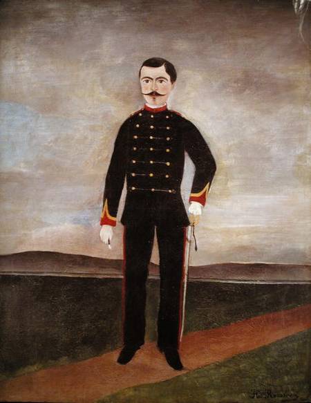 Marshal des Logis Frumence-Biche of the 35th Artillery von Henri Julien Félix Rousseau