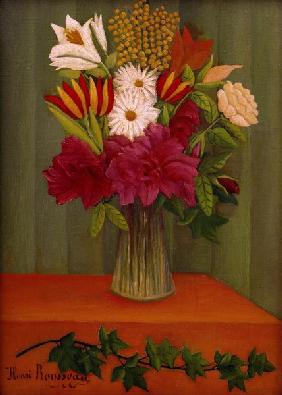 H.Rousseau, Bouquet of Flowers with...
