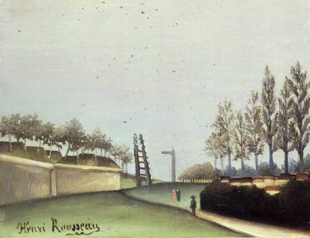 View from the Porte de Vanves, Paris von Henri Julien Félix Rousseau