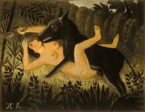 Beauty and the Beast von Henri Julien Félix Rousseau