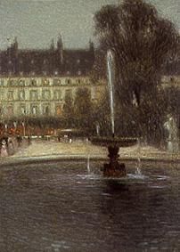 Springbrunnen in den Tuillerien (Paris) von Henri Le Sidaner
