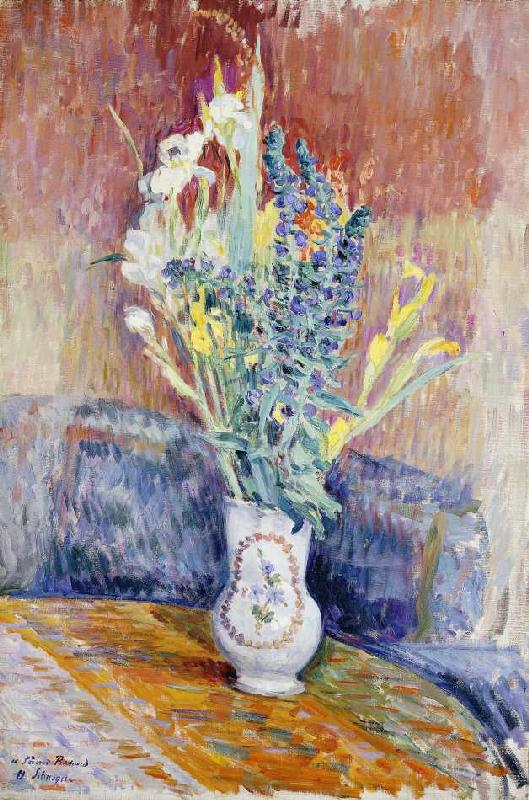 Blumenstrauß in einer Vase. von Henri Lebasque