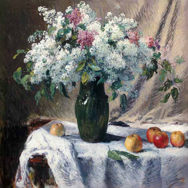 Vase of flowers von Henri Lerolle
