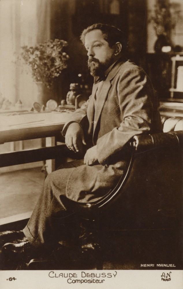 Claude Debussy, französischer Komponist von Henri Manuel