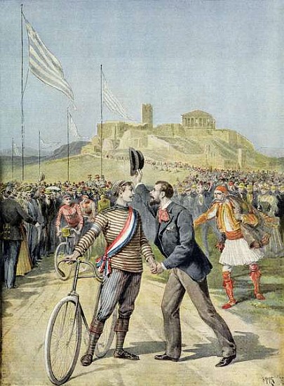 The Olympic Games in Athens, from ''Le Petit Journal'', 26th April 1896 von Henri Meyer
