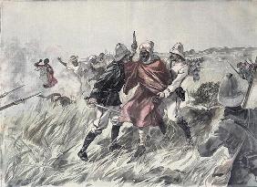 The capture of Toure Samory (c.1835-1900) by Lieutenant Jacquin near Guelemou in 1898, from 'Le Peti 1939