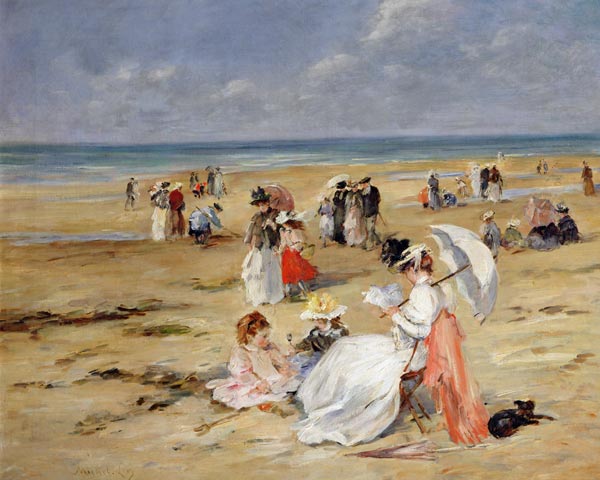 Beach at Courseulles von Henri Michel-Levy