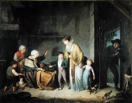 The Lesson in Charity von Henri Nicolas van Gorp