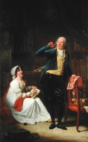 Jacques Delille (1738-1813) and his Wife 1802