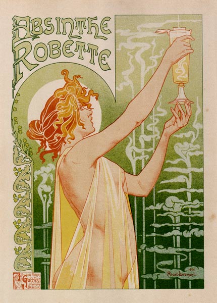 Absinthe Robette (Plakat) von Henri Privat-Livemont