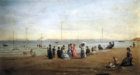 Seaside at Trouville von Henri Renard