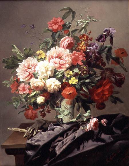 Peonies, Poppies and Roses von Henri Robbe