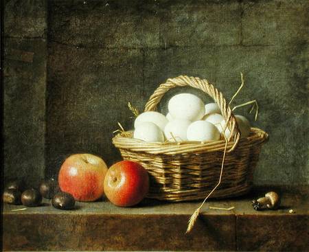 The Basket of Eggs von Henri Roland de la Porte