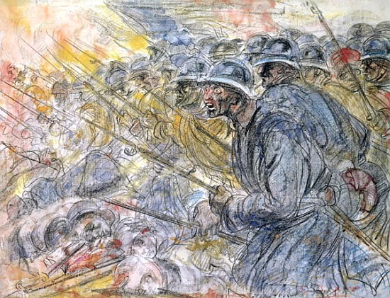 The Assault, Verdun von Henri de Groux