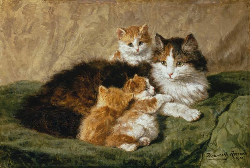 Katzen von Henrietta Ronner-Knip