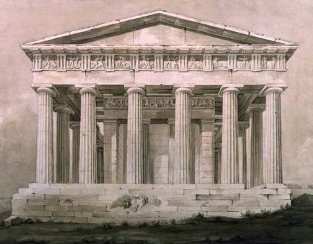 Temple of Hephaestus, Athens von Henry Bailey