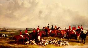 The Meet of the Buck Hounds c.1845