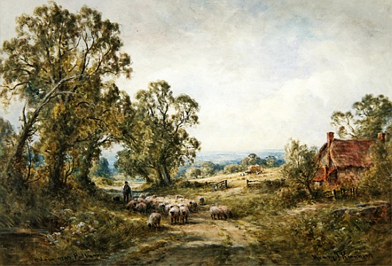 A Lane Near Pulborough von Henry John Kinnaird