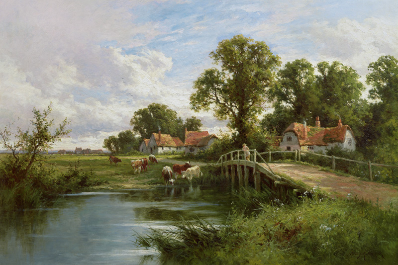 On the Thames near Marlow von Henry Parker