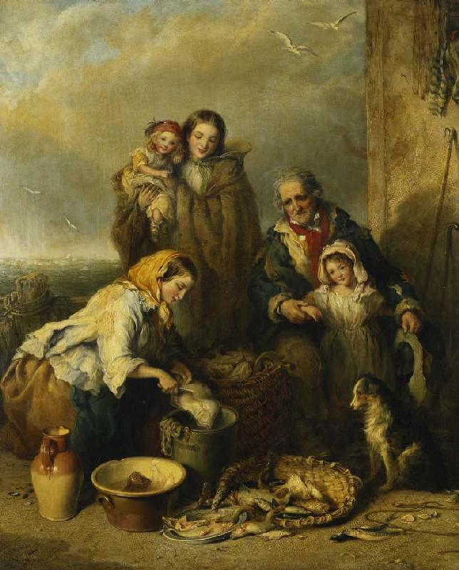 Die Fischerfamilie von Henry Perlee Parker
