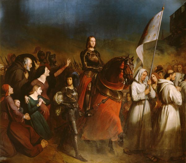 The Entry of Joan of Arc (1412-31) into Orleans, 8th May 1429 von Henry Scheffer