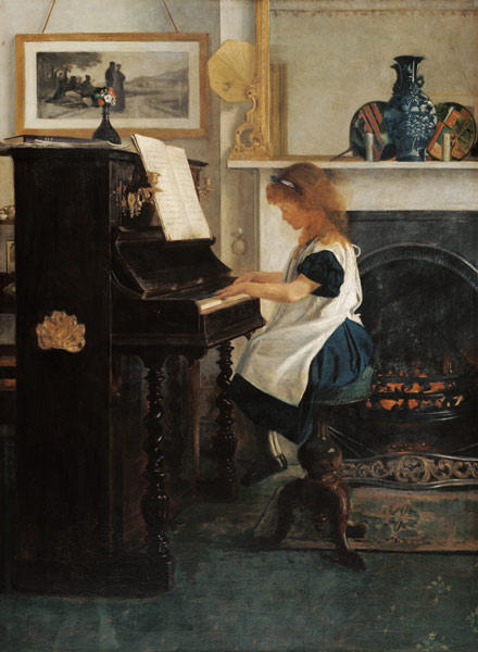 At the Piano von Henry Stacey Marks