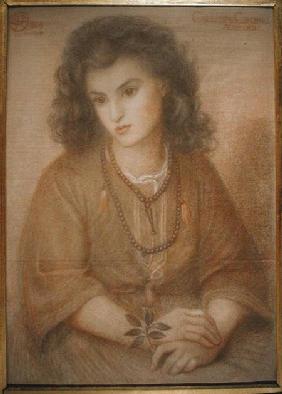 Calliope Coronio, after Dante Gabriel Rossetti 1869 stel