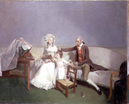 Sir Robert and Lady Buxton and their Daughter Anne von Henry Walton