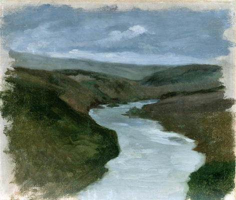 Landscape from Dniepr, c.1878-89 (oil on canvas) von Henryk Hipolit Rodakowski