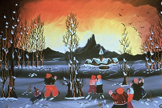 Winter Valley  von Herbert  Hofer