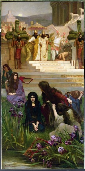 The Daughters of Judah in Babylon von Herbert Gustave Schmalz