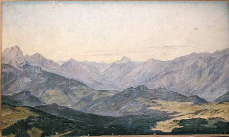 Mountain Valley in Oberbayern von Hermann Kauffmann
