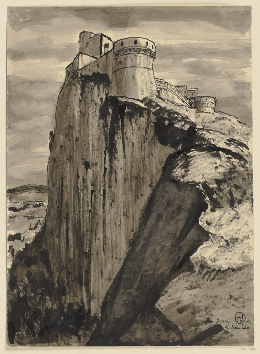 Rocca di San Leo von Hermann Lismann
