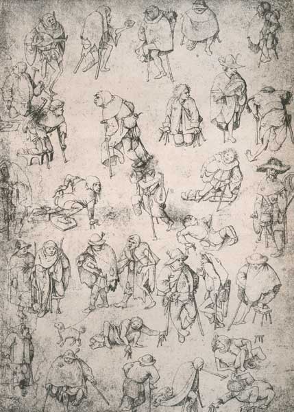 H.Bosch, Cripples, beggars a.street mus. von Hieronymus Bosch