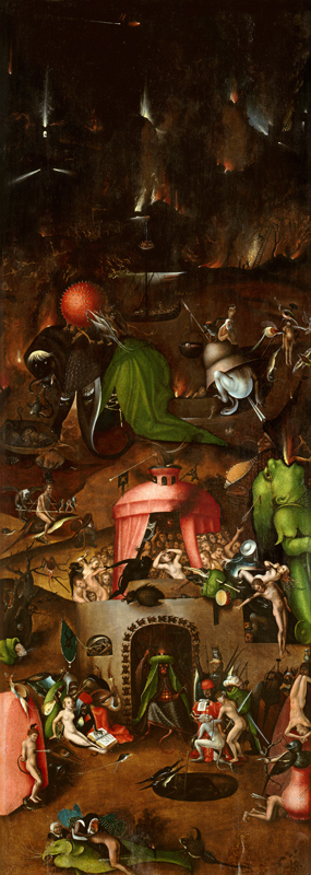Das Jüngste Gericht - rechter Flügel von Hieronymus Bosch