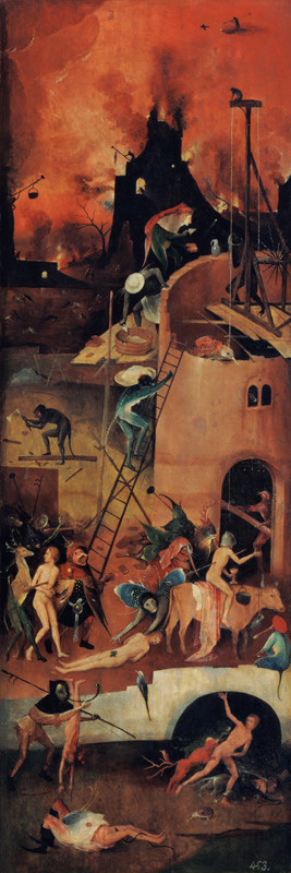 Die Hölle, Escorial von Hieronymus Bosch