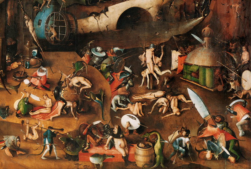 The Last Judgement, detail von Hieronymus Bosch