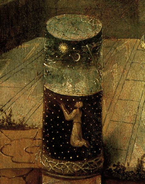 Bosch / Hermit Altar-piece / detail von Hieronymus Bosch
