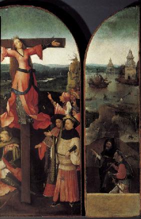H.Bosch, Altar der Hl.Julia, Teilansicht