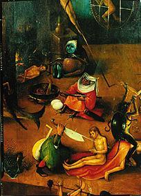 Weltgerichts-Triptychon Detail aus der Mitteltafel (Marterszenen) von Hieronymus Bosch