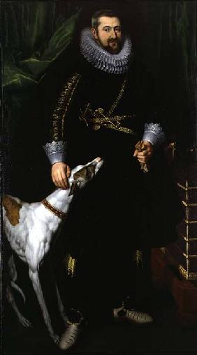 Portrait of a Gentleman said to be from the Coudenhouve Family of Flanders c.1610-20