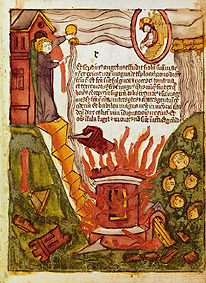 Die Apokalypsis des Johannes von Holzschnitt (koloriert)