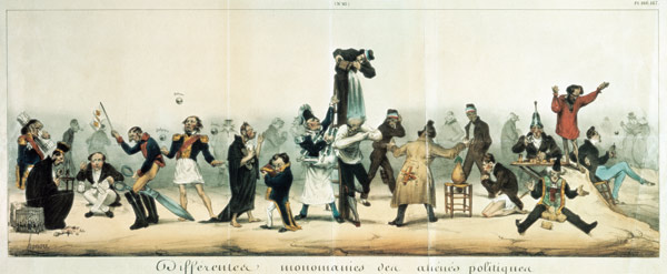 Differentes monomanies / Daumier von Honoré Daumier