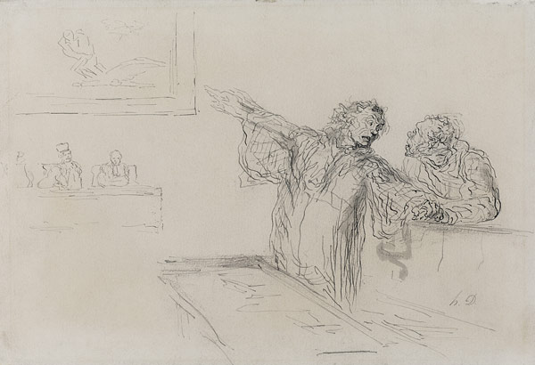 The Defence von Honoré Daumier