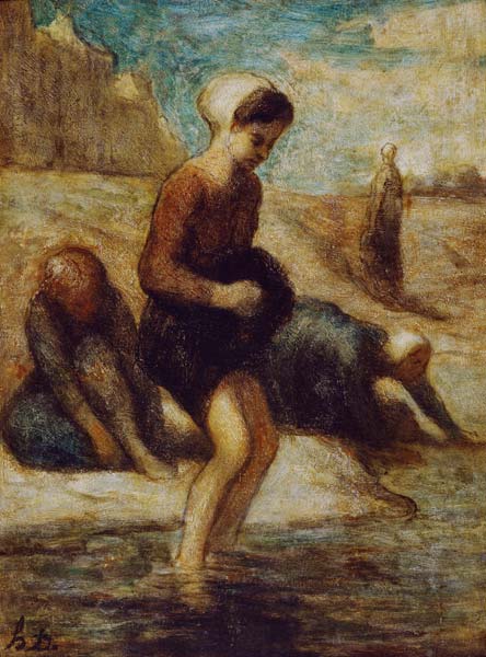 H.Daumier, Die Badenden von Honoré Daumier
