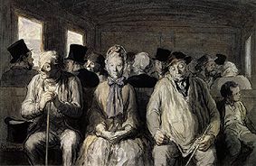 Dritter Klasse von Honoré Daumier