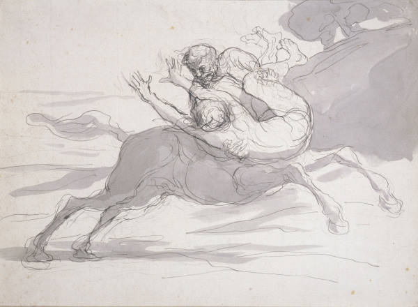 Honore Daumier / Kentaur von Honoré Daumier